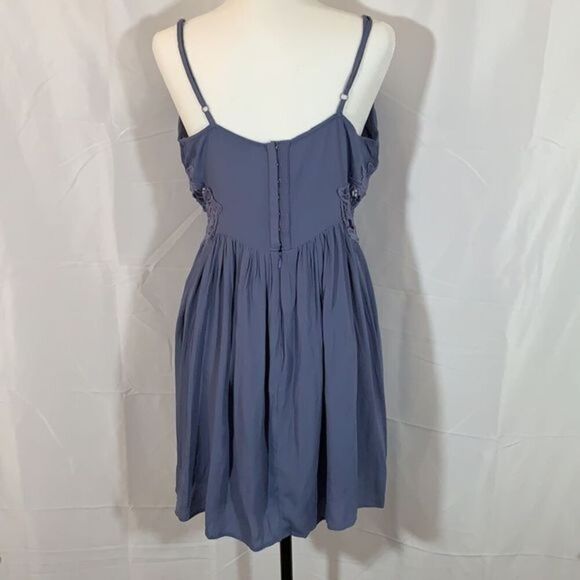 Topshop Blue Floral Open Side Dress - Picture 6 of 12